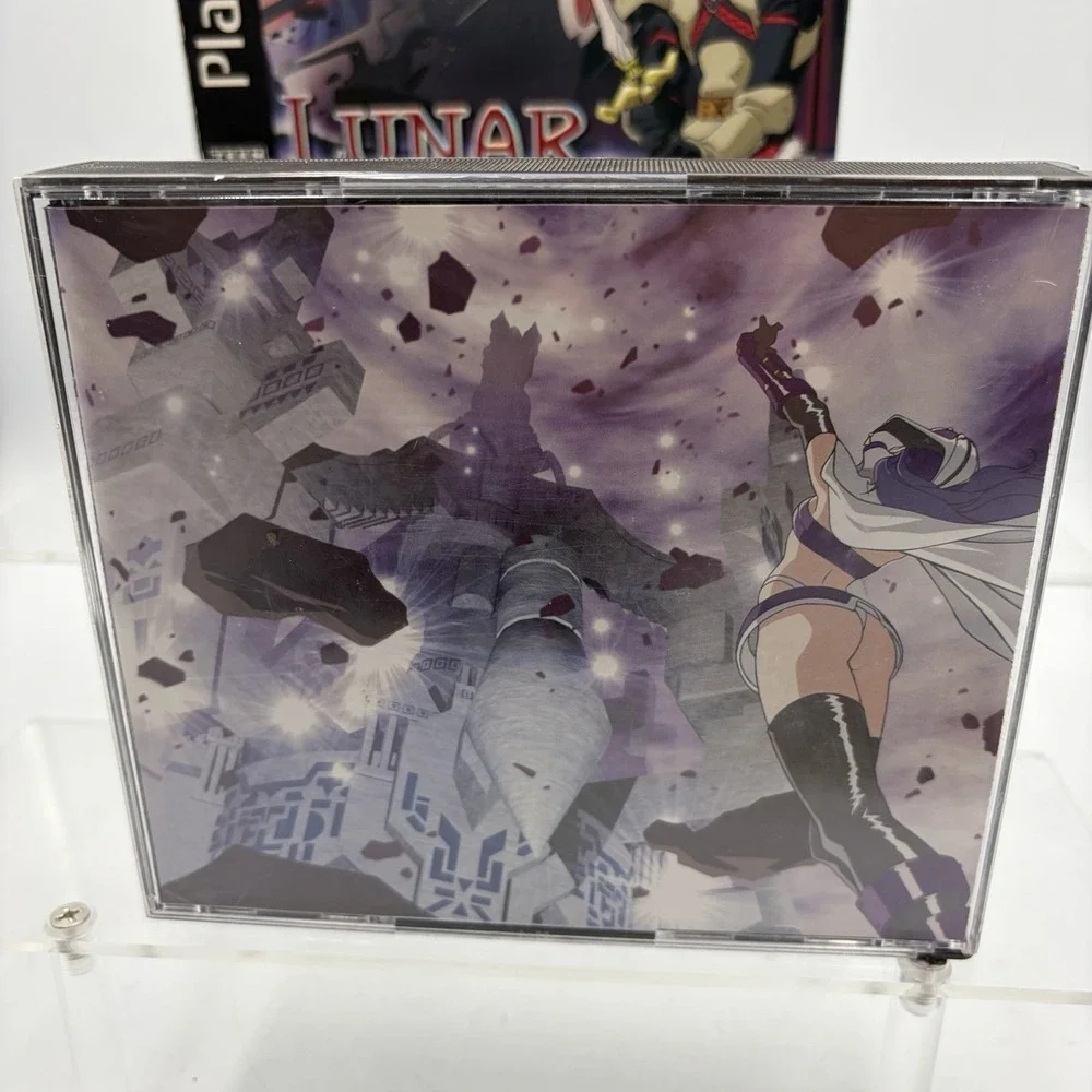 Lunar Silver Star Story Complete Playstation One Map Sealed Hardback Manual